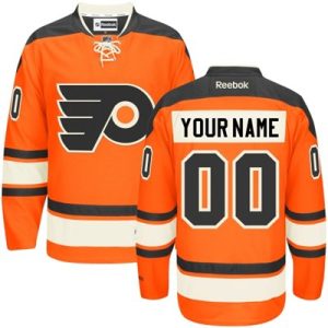 NHL Philadelphia Flyers Trikot Benutzerdefinierte Reebok New 3rd Orange Authentic